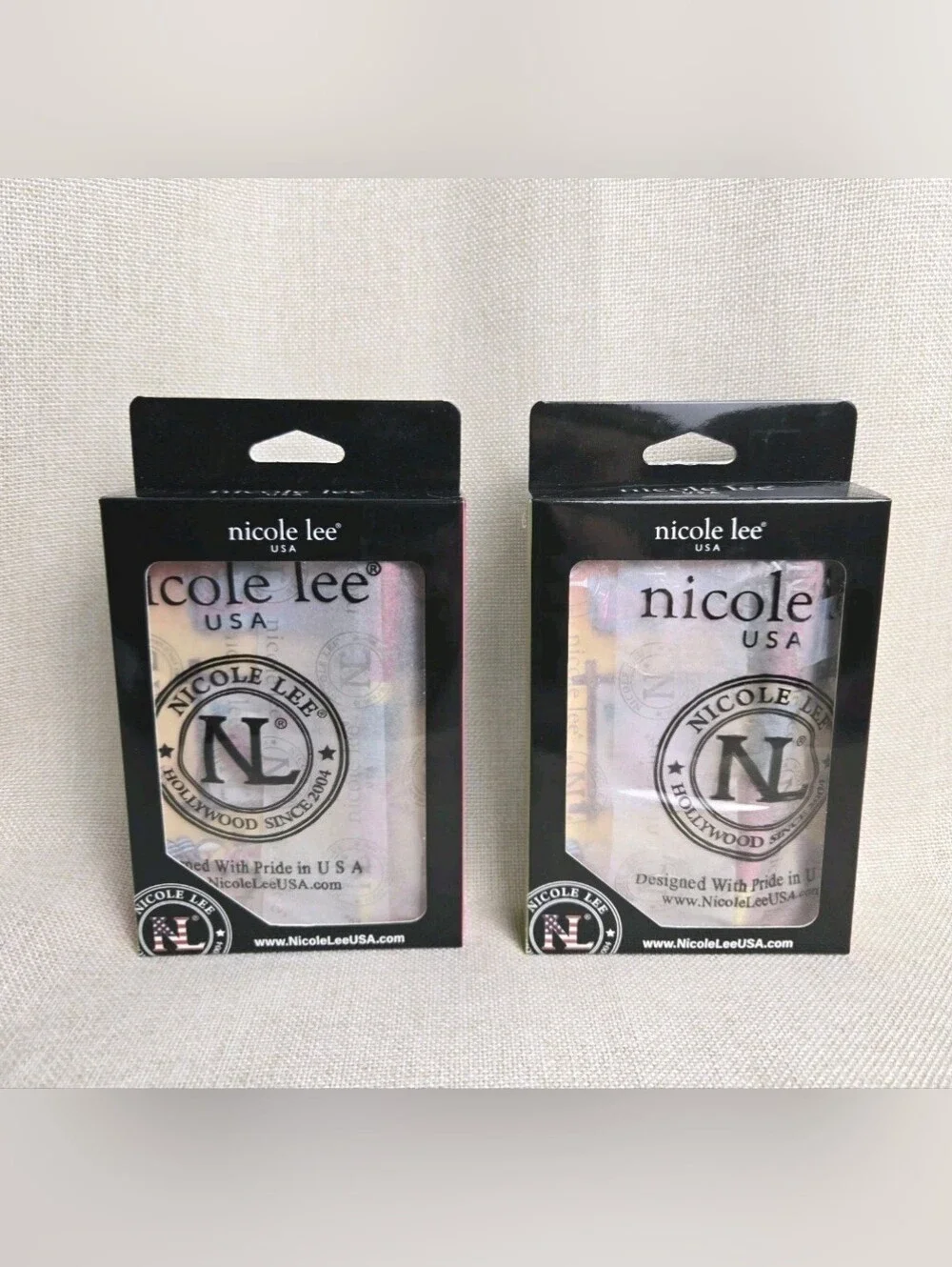 Set of 2 Nicole Lee Monthly Planner Notebook Journal Agenda 